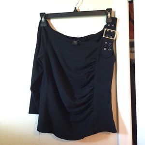 Vintage 90s asymmetrical one shoulder top